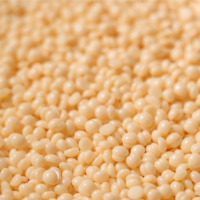 KoluaWax Hard Wax Beads for Hair Removal – Coarse Hair Formula – Face, Brazilian, Underarms, Back Chest, Bikini Waxing – Coconut Colada, 1lb Refill for Wax Warmers & 10 Large Applicator Sticks