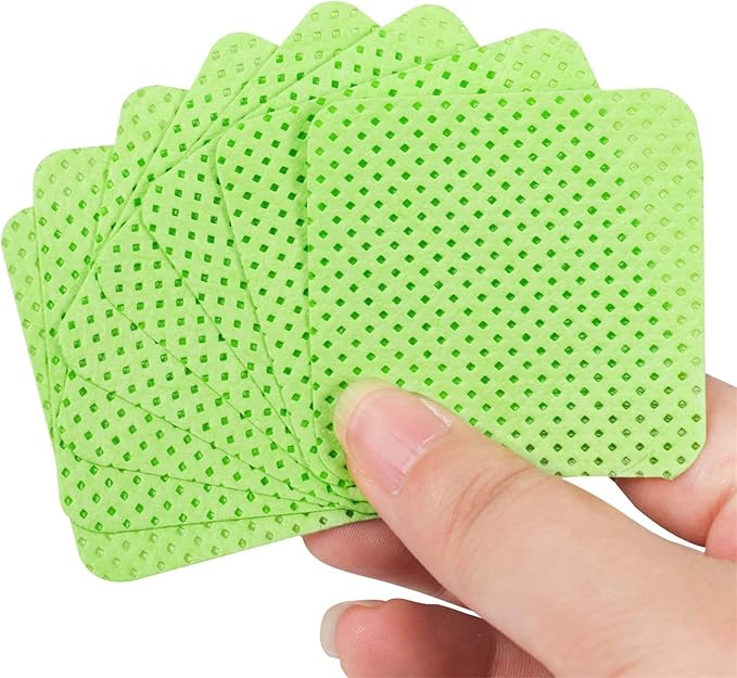 Gel Nail Polish Remover Compatible with Machine Disposable Nail Wipes Nail Polish Remover Cotton Lint Frees Cotton Pads for Gel Nails Finger/Toe Nail Care Care Kit (A, One Size)
