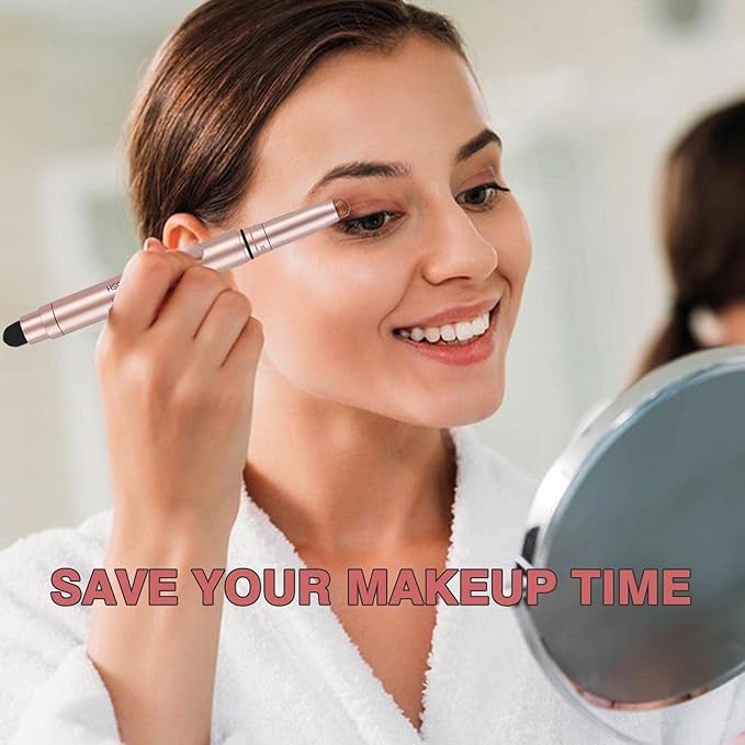 Red Matte Eyeshadow Stick, Smooth Cream Shimmer Single Eyeshadow Pencil High Pigment Long Lasting Waterproof Eye Shadow Pen, Hypoallergenic Eye Highlighter Stick Create Multi-Dimensional Eyes Look 04#