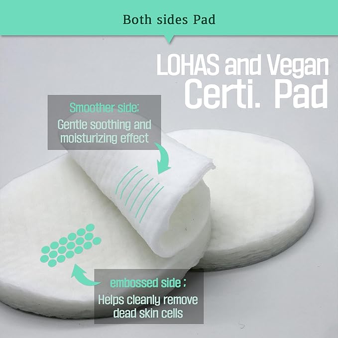 Apple AHA Essence Pad, Green Apple, with AHA, Toner pad, Soothing and Peeling, 60 vegan sheets-for sensitive skin, Hydrating care