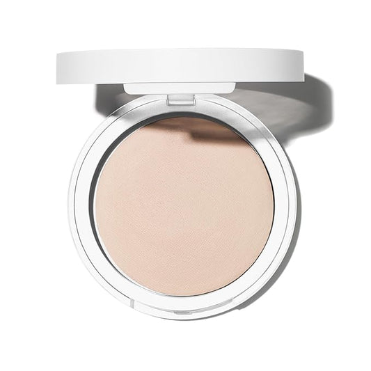 Well People Bio Powder Foundation, Lightweight & Hydrating Foundation For Perfecting & Smoothing Skin, Semi-Matte Finish, Vegan & Cruelty-free, 1C