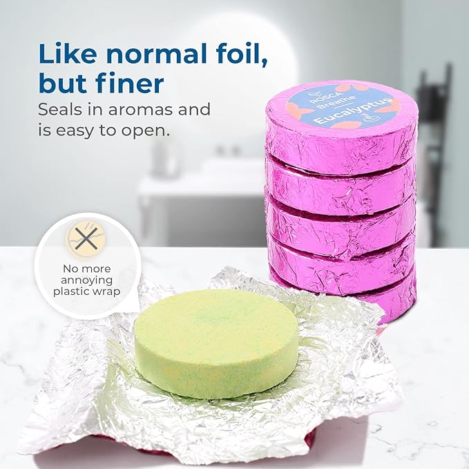 Eucalyptus & Mint Shower Steamers - 12 Aromatherapy Shower Steamer with Essential Oils - Stress Relief Fizzies - Mothers Day Gifts, Relaxation Birthday Gifts for Women and Men