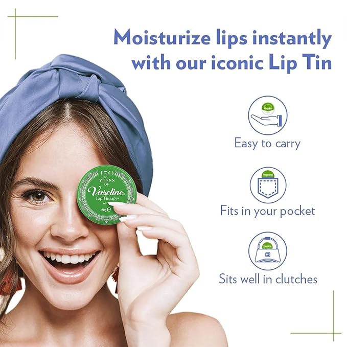 12 x Vaseline Lip Therapy Aloe Vera 20g