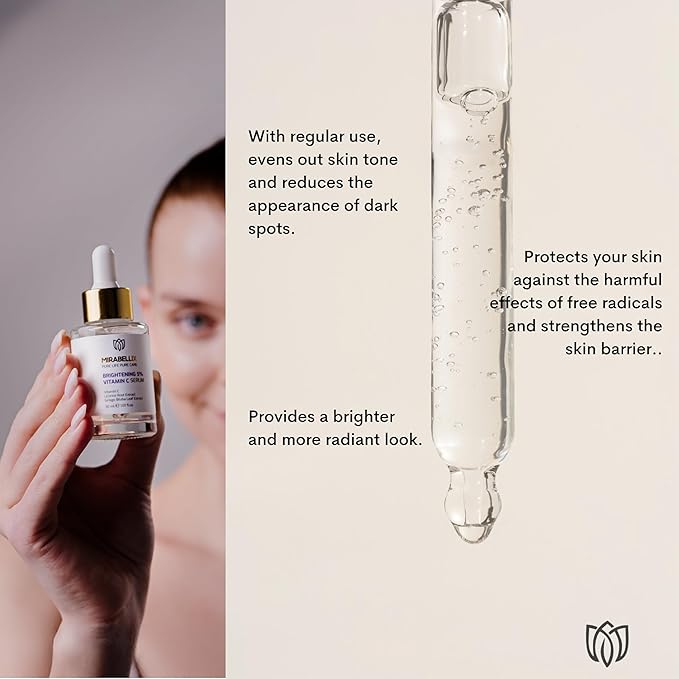 Vitamin C Facial Serum | Daily Antioxidant Support with Niacinamide, Licorice Root & Ginkgo Biloba | Hydrating & Nourishing Formula 30ml