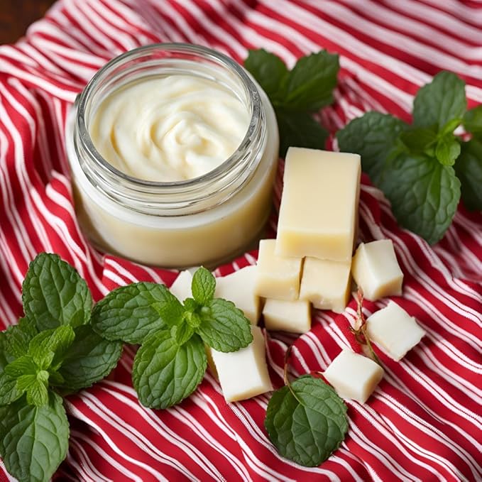 Tallow Lip Balm with Grass-fed and Finished Tallow, Organic Beeswax and Natural Peppermint Oil - Handmade With Only 3 Ingredients To Lock In Soothing Moisture (Peppermint) - 2 Pack