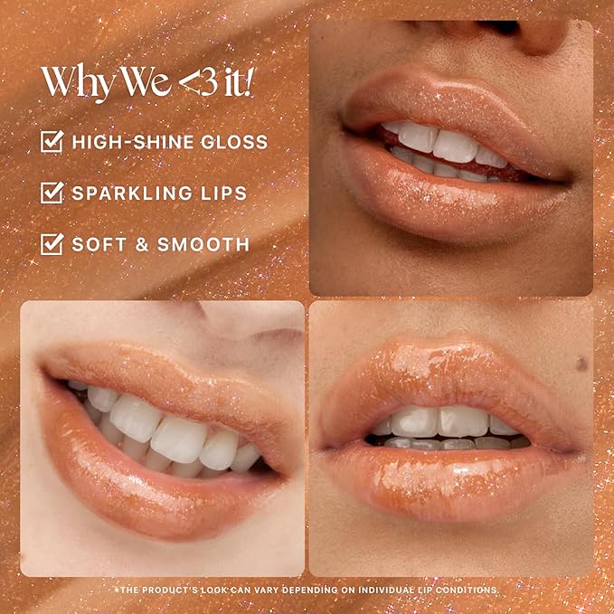Nature Republic HONEY MELTING LIP GLITTER (14 MAPLE) SOFT LIP STICK Hydrating Gloss, Moisturizing balms, Shine Glimmer Finish, Shimmery-Sheer tint, korean make up