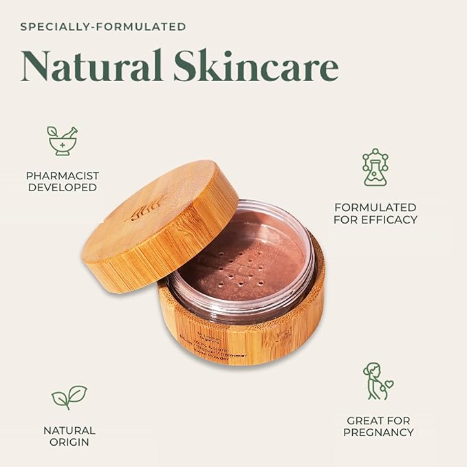 Dr. Lily Ros- All-Natural Blush, Bronzer & Shimmer – Plant Based No Harsh Chemicals, No Parabens or Synthetic Fragrances 100% Natural Formula Safe for Sensitive Skin (In Love)