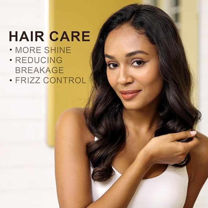 Yoken Argan Oil for Hair, Pure and Natural Morocco Argan Oil, Argon Oil For Hair, Scalp, Face & Skin Care, 100% Cold Pressed Hair Conditioner, Unrefined Argon Nails Carrier Oil (16 Fl Oz)