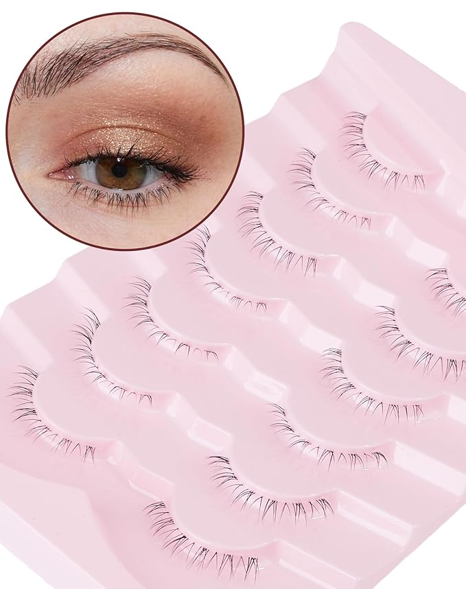 Eyelashes False Bottom Lashes Lower Lashes Fake Bottom Eyelashes 7 Pairs R-2