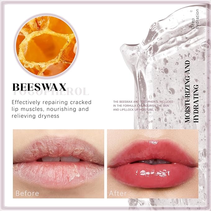 Cooling Water Jelly Tint Cream Blush, Color Changing Blush for Lip and Cheeks, Magic Lip Balm Lip Tinted Jelly Stain, Watercolor Finish Long Wear Multi-Use Cream Blush Gel Lip Gloss Makeup