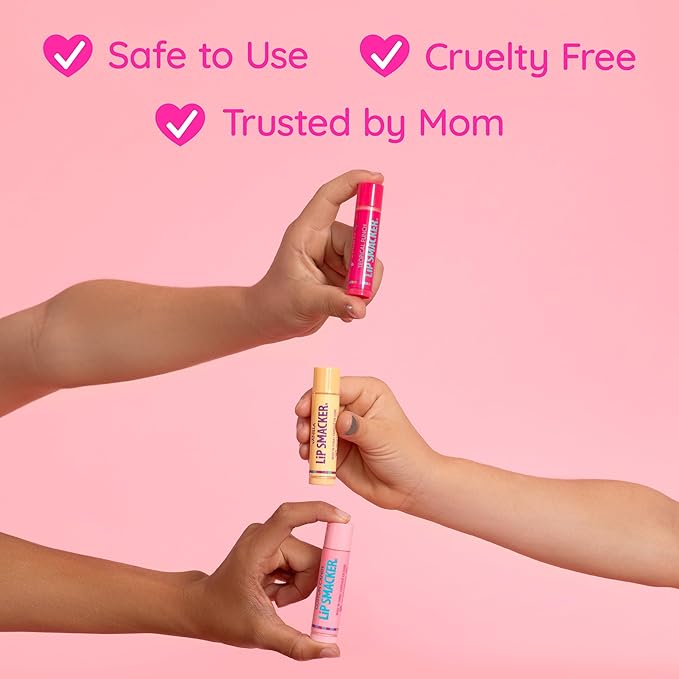 Lip Smacker Squishmallows Moisturizing Lip Balm, Fun Soft Squishy Collectible Top, Hydrates & Smooths – Junie