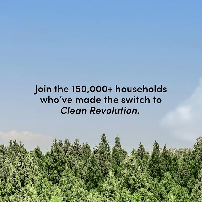 Clean Revolution Liquid Gel Hand Soap, Silky Rich Liquid, Quick Lather, Fast Rinsing, Contains Real Essential Oils (Forest Escape) 64 Fl Oz