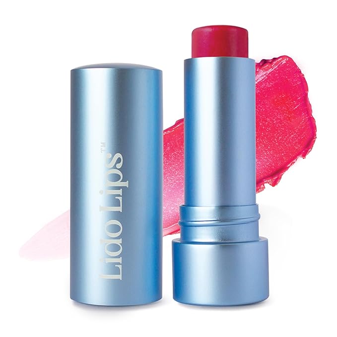 Tinted Lip Balm. Moisturizing Sheer, Buildable Lip Color with Hyaluronic Acid, Vitamin E and Rich Oil, Perfect Revitalizer for Chapped Lips. Beauty Plumper Moisturizer 0.21oz - Rosy Bloom