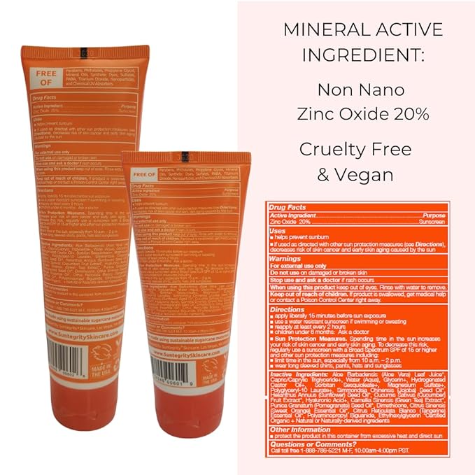 Suntegrity Mineral Sunscreen For Body - 3 oz