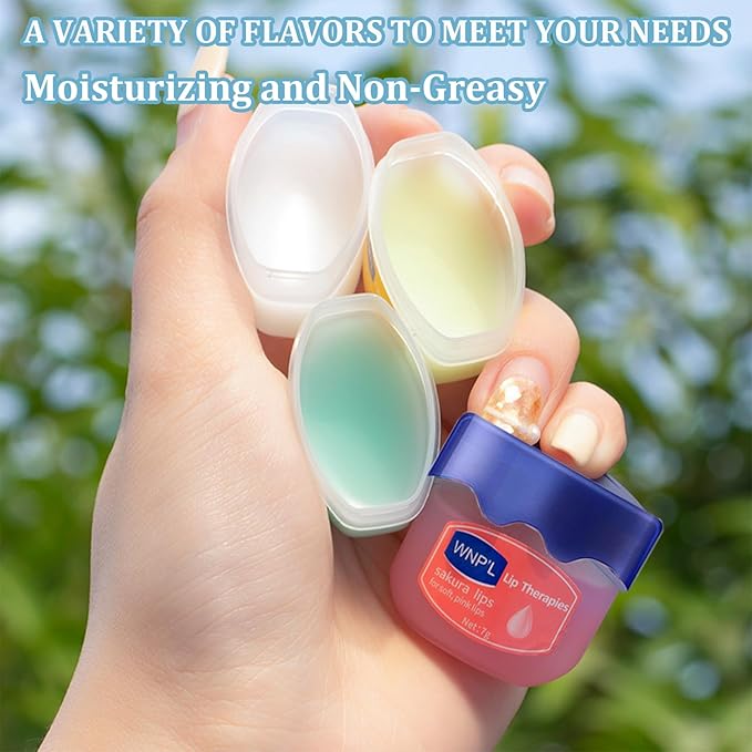 Lip Balm Set, 6Pcs Fruit Moisturizing Lip Balm, Lip Moisturizer Tinted Lip Balm, Hydrating Lip Balm For Reduce Lip Wrinkles, Dead Skin, Dry & Chapped, Cute Lip Balm Set For Women