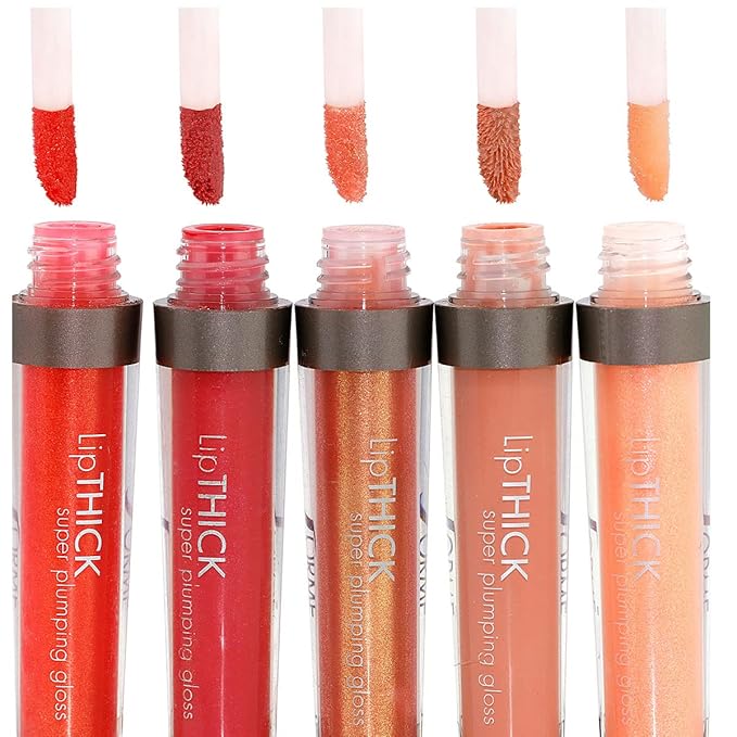 SORME Treatment Cosmetics LipThick gloss | Plumping Lip Gloss for Shiny and Fuller Looking Lips with Maxi-Lip Peptides | Unveil Shade