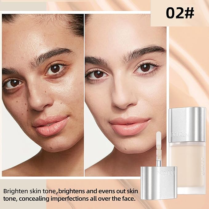 AKARY Moisturizing Precision Concealer, Lightweight & Breathable Cover-up Cream Moist Concealer, Cover Dark Circles Multi-Use Camouflage Cream, Creamy Texture Full Coverage Conceals(02#Skin Tone)