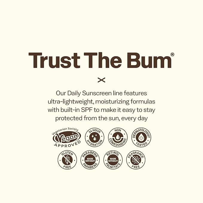 Sun Bum Daily SPF 50 Face Sunscreen Lotion - Broad Spectrum Moisturizing Facial Sunscreen with Vitamin E - Vegan and Hawaii 104 Act Compliant (Without Octinoxate & Oxybenzone) - Travel Size 1.7 oz