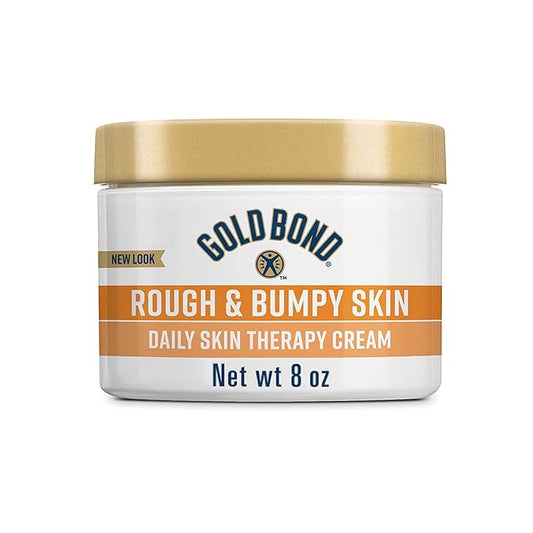 Gold Bond Rough & Bumpy Daily Skin Therapy Cream, 8 oz., With 7 Moisturizers & 3 Vitamins