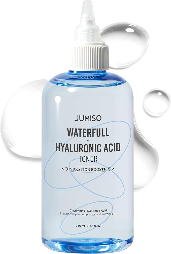 Jumiso Waterfull Hyaluronic Toner 250ml | Face Moisturizer, Facial Toner for All Skin Types, Daily Deep Hydration, Mother's Day, Gift | Vegan, Fragrance-Free