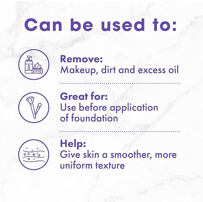 Buf-Puf Gentle Facial Sponge, Dermatologist Developed, Removes Deep Down Dirt & Makeup That Causes Breakouts and Blackheads, Reusable, Exfoliating, 1 Count (Pack of 2)