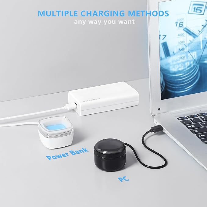 Nose Wax Kit - Travel Wax Warmer for Hair Removal with 100g Waxs, 15 Applicators, 30 Nose Hair Sticks 2 Silicone Pots, 1 Bag Constant Temperature, 15-20 Times Black - Round | Black | Mini