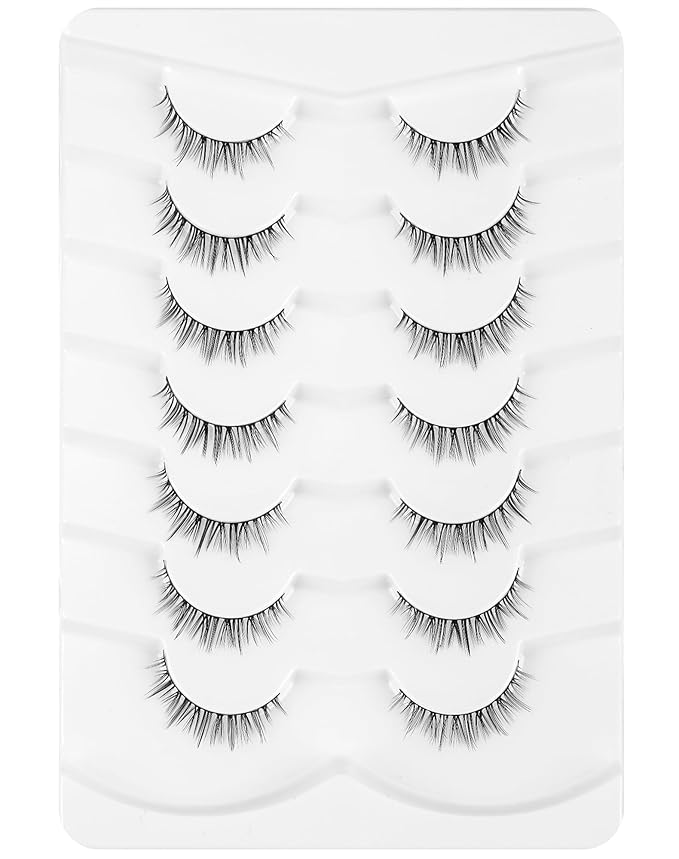 Natural Lashes Natural Eyelashes Short Eyelashes Natural Look False Eyelashes Wispy Eye Lashes Small Lashes Fake Lashes K17