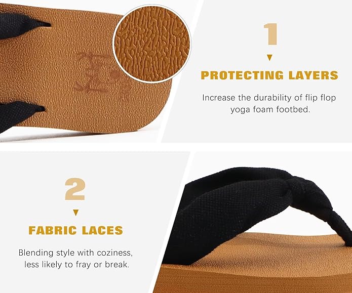 KuaiLu Womens Dressy Sandals Arch Support Yoga Mat Walking Cross Slides Ladies Slip on Orthotic Travel Outfits Slippers Cushion Comfortable