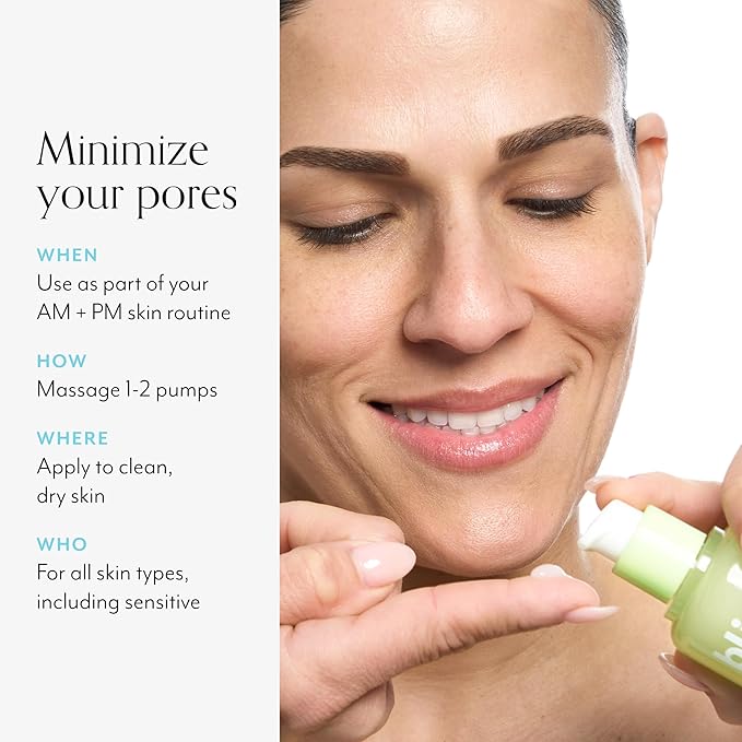 Bliss Niacinamide + Pore Vanish Complex Disappearing Act Serum – With Vitamin B3 + Green Tea - Reduces Pores & Dark Spots - Achieve Glass Skin - Clean, Cruelty-Free - 1 Fl Oz