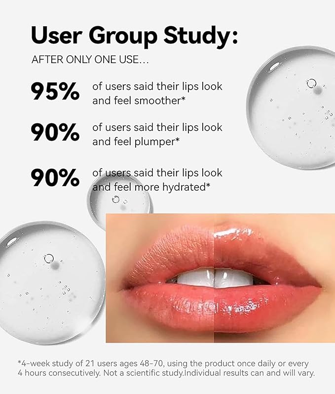 Lip Plumper Gloss 3 Colors Set, Spicy Natural Roll On Lip Plumping Oil and Pout Lip Plumper, Lifter Gloss, Enhancer for Fuller Booster Balm Moisturizing Hydrating & Nourishing Lip Glaze(A)