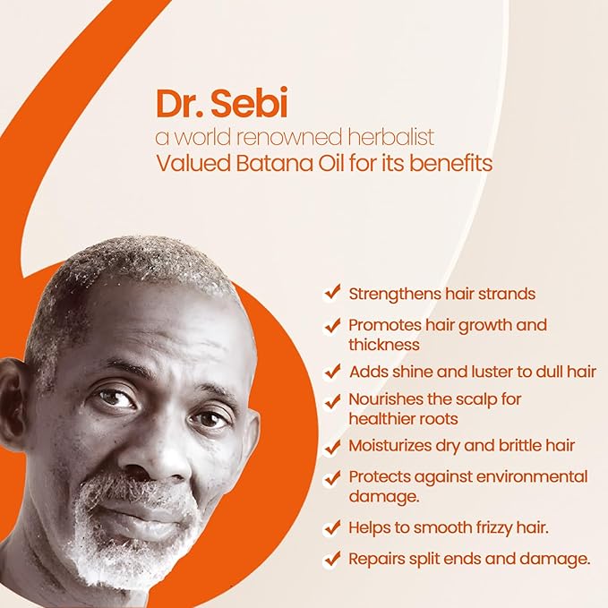 Batana Oil For Hair Growth-100% Raw Batana Oil From Honduras-Glass Bottle-Skin Hair Oil Rich In Essential Nutrients-Batana Hair Oil For Women & Men-For Strong & Shiny Hair-8 FlOz