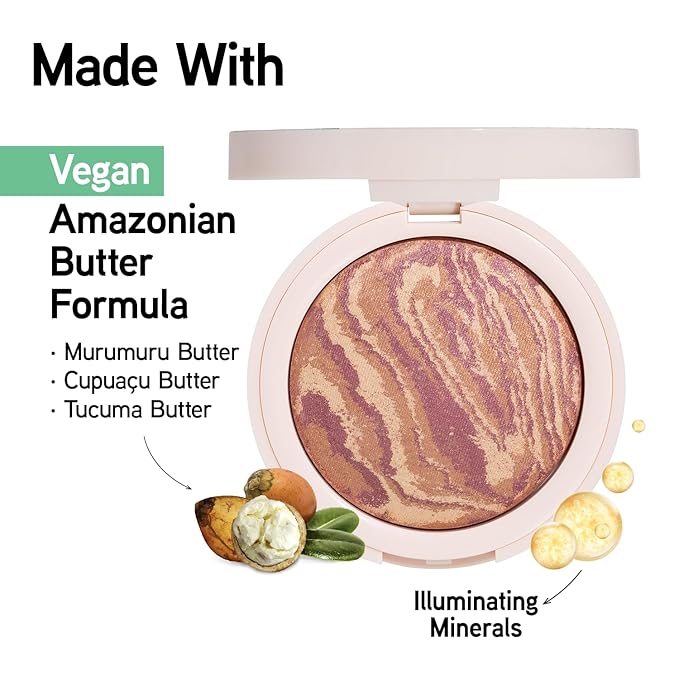 Physicians Formula Butter Glow Pressed Powder, Natural Glow, Jar, 0.26 ounces
