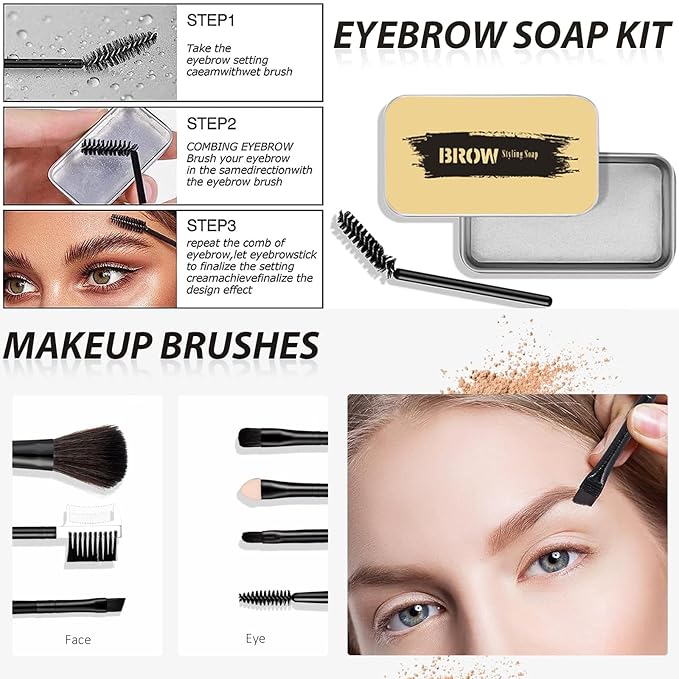 All in One Makeup Kit for Women Full Kit, Basic Cosmetics Kit for Beginner & Professionals, Eye Makeup Set Tween Girl, Make Up Kits for Teenagers, Makeup Gift Set for Girls, Women & Teens(Amber Pink)