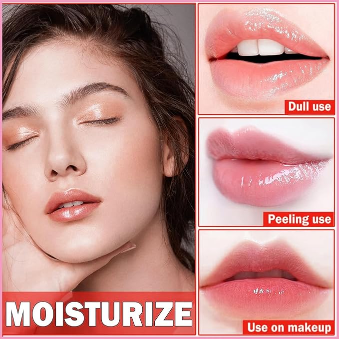 1 PCS Bee Lip Balm Lip Mask Honey Pot, Honey Moisturizing Sleeping Lip Mask Overnight with Sticks, Lip Balm Honey Pot Lip Balm Hydrating Prevention Dry and Crack Lip Scrubs Exfoliator