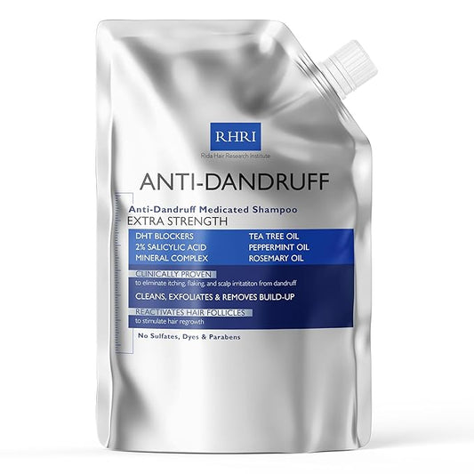 Anti Dandruff Shampoo Anti Fungal Dandruff Mens Shampoo | Medicated, Clarifying, Psoriasis & Biotin w/Salicylic Acid | For Dry, Itchy, Flaky, Irritated Scalp & Hair