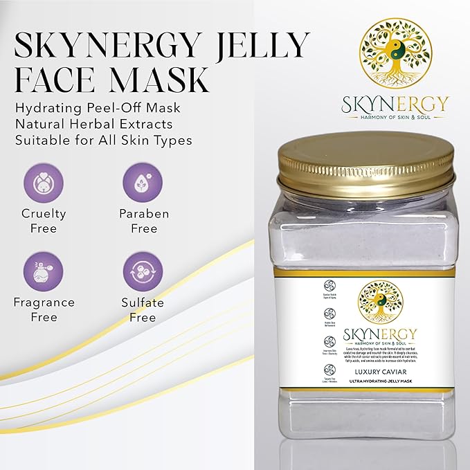 Luxury Caviar Jelly Mask - Professional Grade HydroGlo Jelly face Masks for Peel Off Face Mask, Radiance,Reduced Fine Lines & Pigmentation Vajafacial Jelly Mask | 12 Applications (30 fl oz)