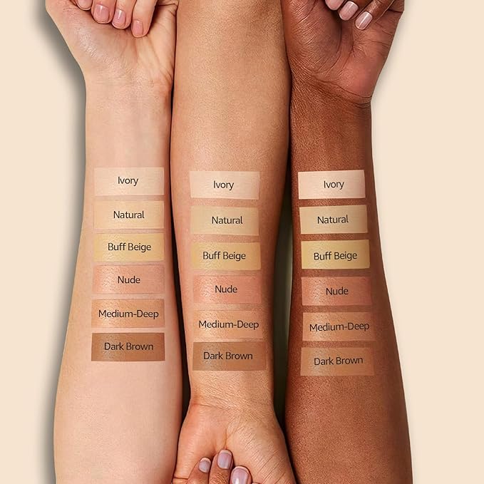 Air Cushion CC Cream Foundation - Mushroom Head BB Creams, Long Lasting Concealing Brightening, Moisturizer Face Cream,Facial Skin Care Makeup For All Skin Types (Ivory)
