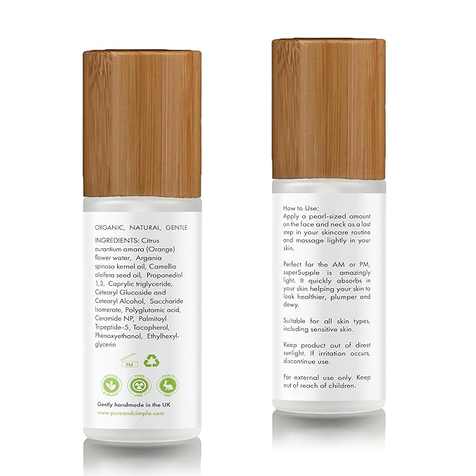 superSupple Barrier Repair Cream – Barrier Reset for Dry, Sensitive, Aging Skin – Ceramides, Peptides, Polyglutamic acid - Deep Hydration Face Cream – Prebiotic Face Moisturizer – Fragrance-Free, 60ml