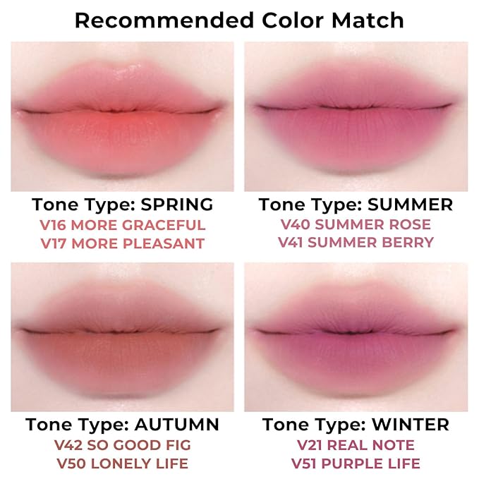 BBIA Last Velvet Tint NEW - Soft Creamy Matte Finish Lip Stain, Blur Effect & Velvety Texture, Long-Lasting, High Pigment, Non-Drying, Vegan, Korean Lip Makeup (V21 REAL NOTE, Pack of 1)