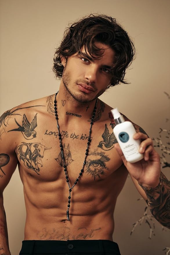 Avenue Man Volumizing Sea Salt Spray for Men - Lightweight Sea Salt Hair Spray for Men - Paraben & Sulfate-Free - Mens Hairspray for Fine & Normal Hair with Kelp, Papaya, Brown Seaweed - 6.76 oz