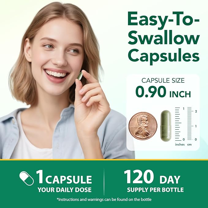 Body Deodorizing Supplement,Chlorophyll Capsules for Body Odor, Fresh Breath,Chlorophyll Capsules Supports Immunity and Digestion,for Men & Women,Vegan(120 Caps)