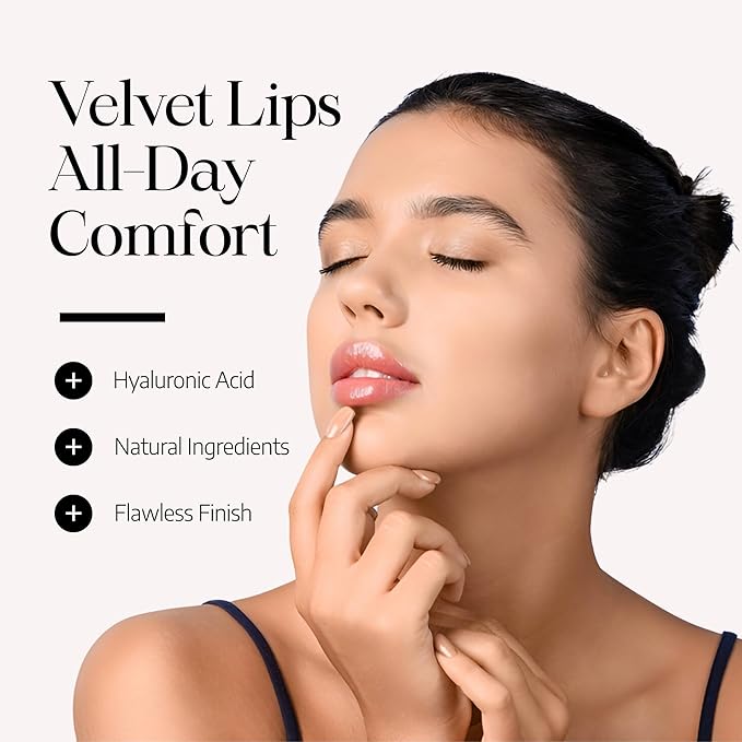 Radiant Professional Advanced Care Lipstick - Ultra Nourishing, Moisturizing Long Lasting Matte Lipstick With Vitamin E- UVA UVB Filters - VELVET (27 Nude)