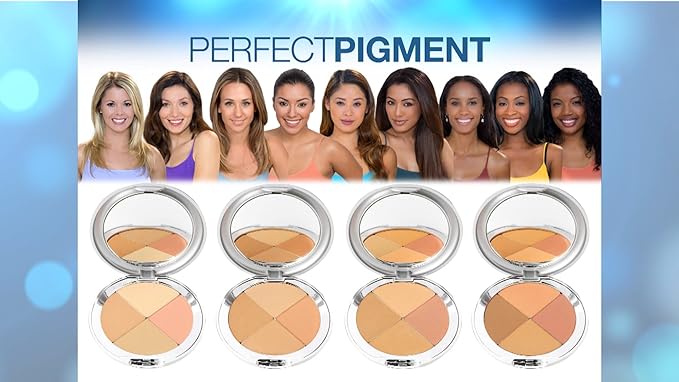Christina Cosmetics Perfect Pigment 2: The 1 Minute Miracle Makeup! Full size 5 pc Kit - For Olive to Tan complexions