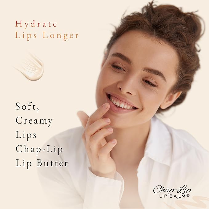 CHAP-LIP Lip Balm 48 Ct. with Fruit Flavors, Cocoa Butter, Coconut Oil | Moisturizing Vitamin E & Total Hydration Treatment & Soothing Lip Therapy (48 Ct Pack of 12)