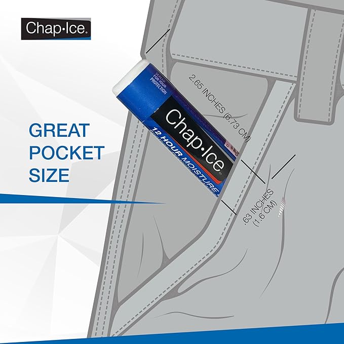 Lip Balm Variety Pack – 6 Sticks (3 Cherry + 3 Moisture SPF 15), Hydrating Lip Care