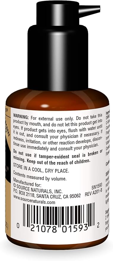 Source Naturals Skin Eternal DMAE Serum - Paraben Free, Supports Soft & Replenished Skin* - 1 Fluid oz