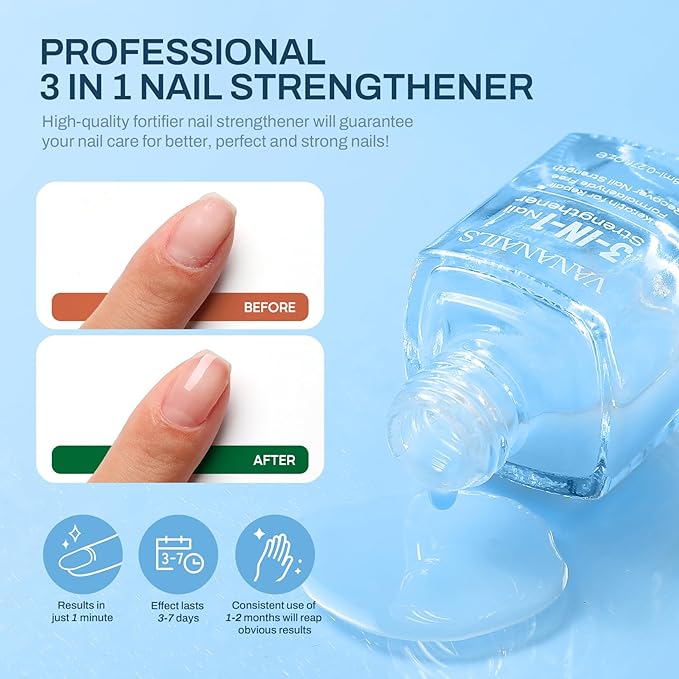 Gel Nail Polish Remover Kit: Gel Polish Remover for Nails with Liquid Peel off Latex Tape Nail Strengthener Cuticle Pusher Effective Remover for Nails in 5 mins No Soaking Or Wrapping