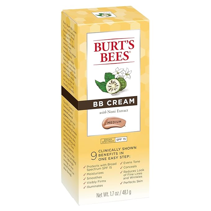 Burt's Bees BB Cream with SPF 15, Medium, 1.7 Oz (Package May Vary)