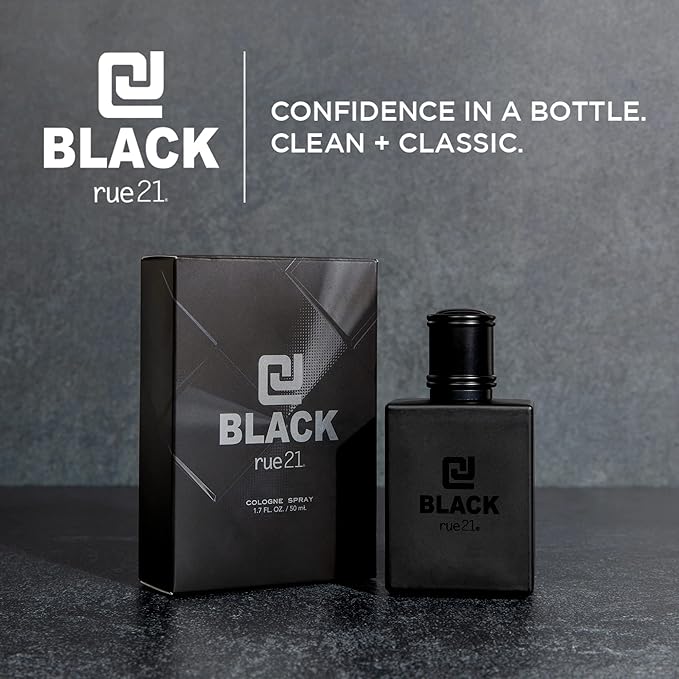 Rue 21 CJ Black Men's Cologne Spray - 1.7 fl oz (50 ml)