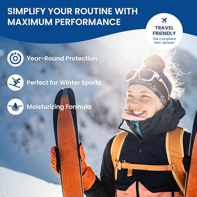 BU SPF 50 Sunscreen Spray for Face and Body, Fragrance Free, Clear Non Aeorsol, Non Greasy and Water Resistant (3-pack)